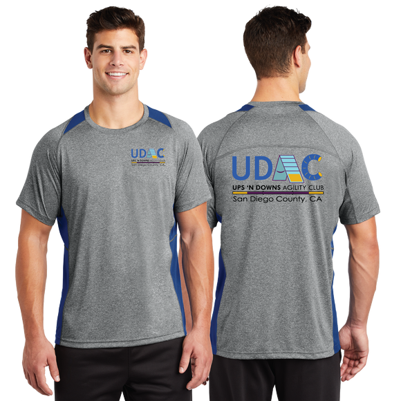 UDAC/Sport Tek Heather Colorblock Contender Tee/ST361/