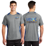 UDAC/Sport Tek Heather Colorblock Contender Tee/ST361/