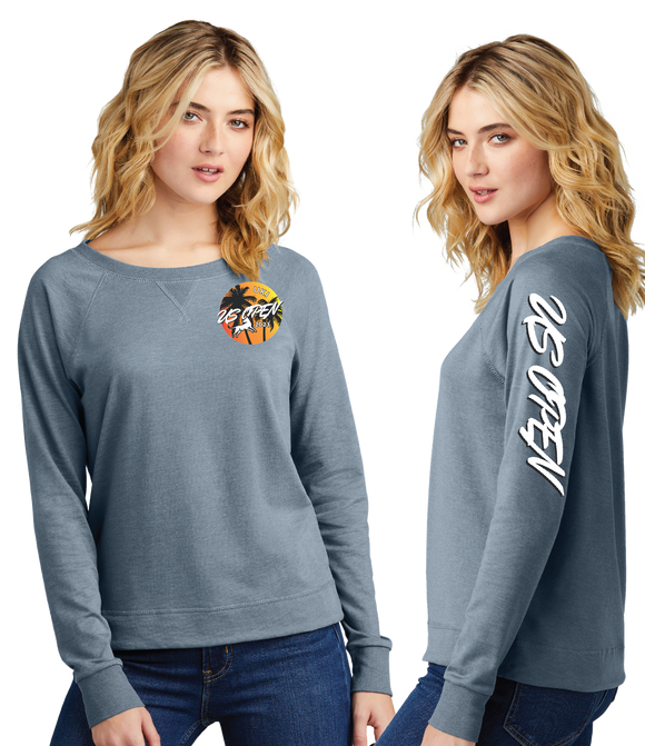 USO23/Women Featherweight French Terry Long Sleeve Crewneck/DT672