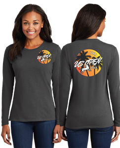 USO23/Women Long Sleeve Core Cotton Tee/LPC54LS/