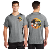 USO23/Sport Tek Heather Colorblock Contender Tee/ST361/