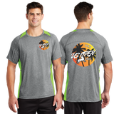 USO23/Sport Tek Heather Colorblock Contender Tee/ST361/