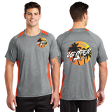 USO23/Sport Tek Heather Colorblock Contender Tee/ST361/