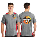 USO23/Sport Tek Heather Colorblock Contender Tee/ST361/