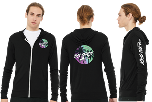 USO24/Unisex Triblend Lightweight Full Zip Hooded Long Sleeve Tee/3939