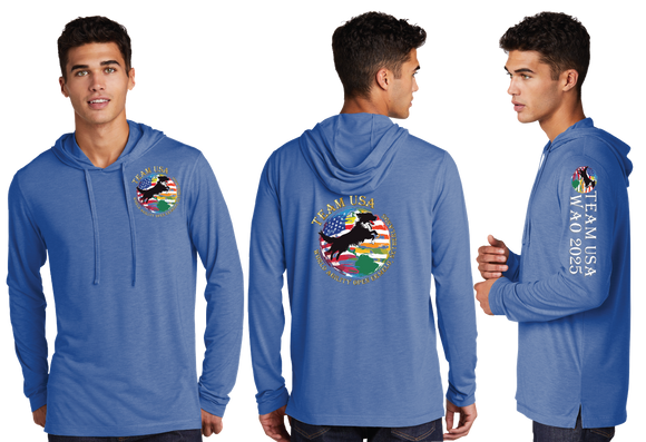 WAO25/UniSex Sport Tek TriBlend Wicking Long Sleeve Hoodie /ST406