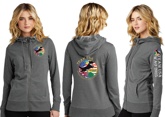 WAO25/Women Featherweight French Terry Full Zip Hoodie/DT673