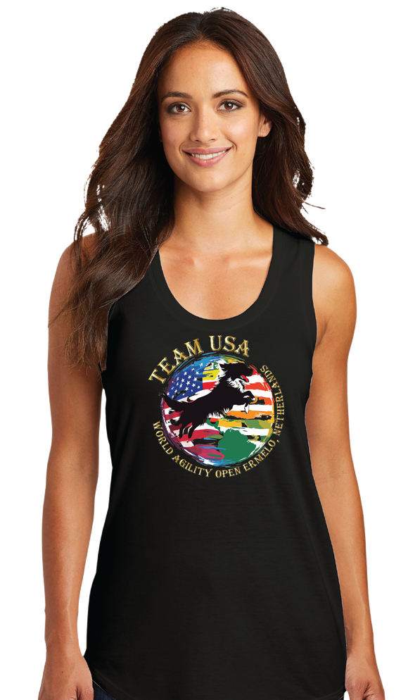 WAO25/Women TriBlend Racerback Tank Top/DM138L