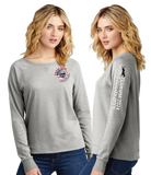 WAOF24/Women Featherweight French Terry Long Sleeve Crewneck/DT672