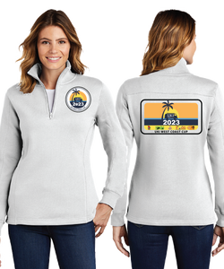 WCC23/Ladies 9oz Quarter Zip Sweatshirt/LST253/