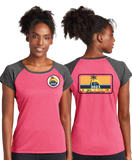 WCC23/Ladies Heather On Heather Contender Scoop Neck Tee/LST362/