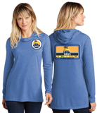 WCC23/Sport Tek Women TriBlend Wicking Long Sleeve Hoodie/LST406/