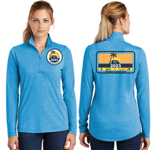 WCC23/TriBlend Wicking Lightweight Quarter Zip Pullover/LST407/