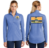 WCC23/TriBlend Wicking Lightweight Quarter Zip Pullover/LST407/