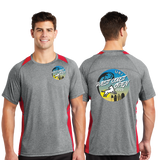 WCO23/Sport Tek Heather Colorblock Contender Tee/ST361/