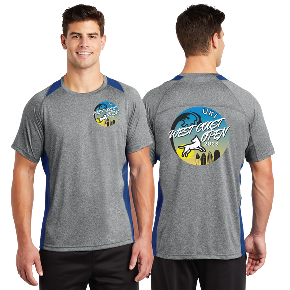 WCO23/Sport Tek Heather Colorblock Contender Tee/ST361/