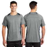 WNW24/Sport Tek Heather Colorblock Contender Tee/ST361/