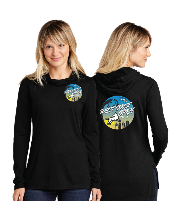 WOC23/Sport Tek Women TriBlend Wicking Long Sleeve Hoodie/LST406/