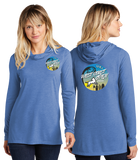 WOC23/Sport Tek Women TriBlend Wicking Long Sleeve Hoodie/LST406/