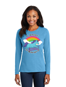 ZUISC/Women Long Sleeve Core Cotton Tee/LPC54LS/