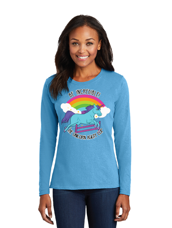 ZUISC/Women Long Sleeve Core Cotton Tee/LPC54LS/