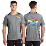 ZUISC/Sport Tek Heather Colorblock Contender Tee/ST361/