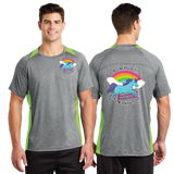 ZUISC/Sport Tek Heather Colorblock Contender Tee/ST361/