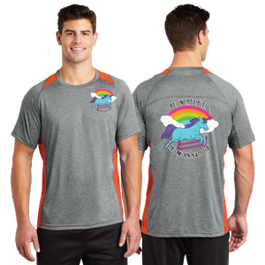 ZUISC/Sport Tek Heather Colorblock Contender Tee/ST361/