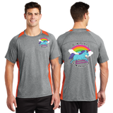 ZUISC/Sport Tek Heather Colorblock Contender Tee/ST361/