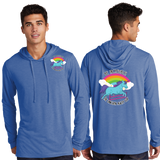 ZUISC/UniSex Sport Tek TriBlend Wicking Long Sleeve Hoodie /ST406/