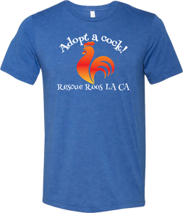 Adopt A Cock -  UniSex Tri Blend T Shirt - SOFTEST "Cotton Feel" on the Market!-3413