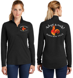 Adopt A Cock Tri-Blend Wicking Lightweight 1/4-Zip Pullover LST407