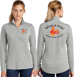 Adopt A Cock Tri-Blend Wicking Lightweight 1/4-Zip Pullover LST407