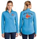 Adopt A Cock Tri-Blend Wicking Lightweight 1/4-Zip Pullover LST407