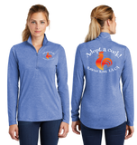 Adopt A Cock Tri-Blend Wicking Lightweight 1/4-Zip Pullover LST407