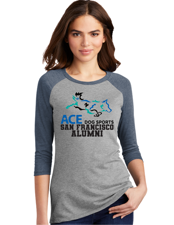 ACEAlumn/Tri Blend Raglan Sleeve/DM136L