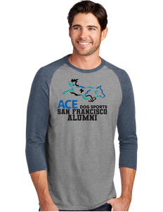 ACEAlumn/UniSex Tri Blend 3/4 Sleeve/DM136