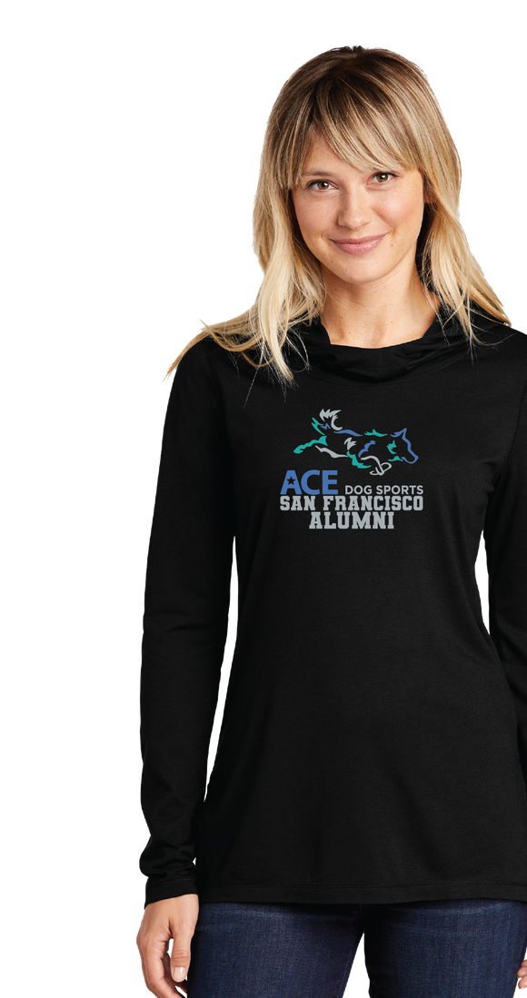 ACEALUM/Sport Tek Women TriBlend Wicking Long Sleeve Hoodie/LST406/