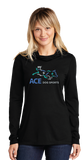 ACE/Sport Tek Women TriBlend Wicking Long Sleeve Hoodie/LST406/