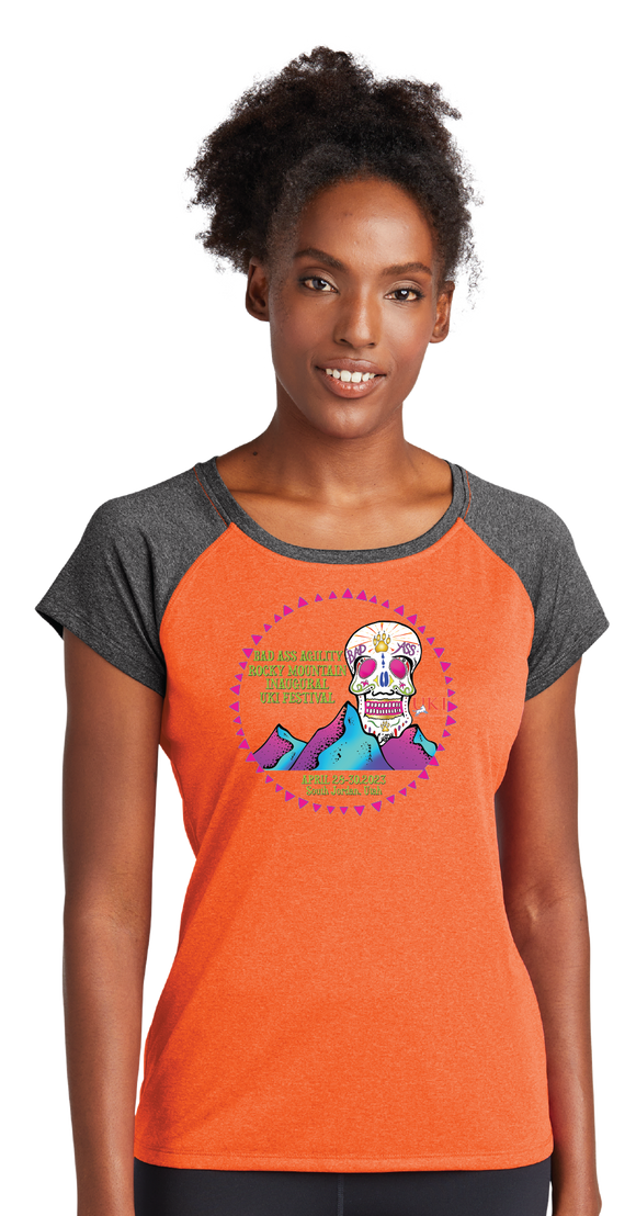 BAA/Ladies Heather On Heather Contender Scoop Neck Tee/LST362/