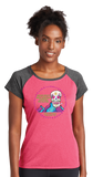 BAA/Ladies Heather On Heather Contender Scoop Neck Tee/LST362/