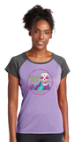 BAA/Ladies Heather On Heather Contender Scoop Neck Tee/LST362/