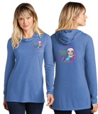 BAA/Sport Tek Women TriBlend Wicking Long Sleeve Hoodie/LST406/