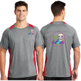 BAA/Sport Tek Heather Colorblock Contender Tee/ST361/