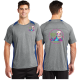 BAA/Sport Tek Heather Colorblock Contender Tee/ST361/