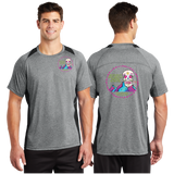 BAA/Sport Tek Heather Colorblock Contender Tee/ST361/