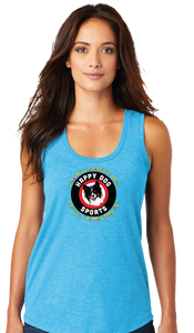 Butter/Women TriBlend Racerback Tank Top/DM138L/