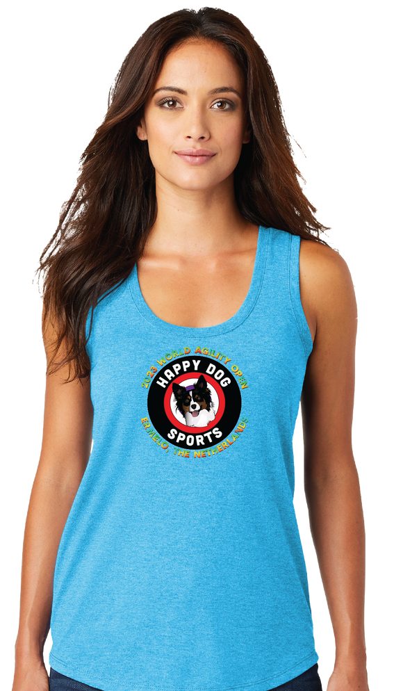 Butter/Women TriBlend Racerback Tank Top/DM138L/