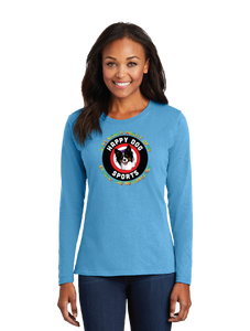 Butter/Women Long Sleeve Core Cotton Tee/LPC54LS/