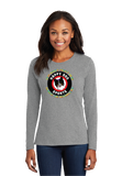Butter/Women Long Sleeve Core Cotton Tee/LPC54LS/